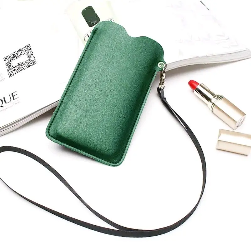 [DISKON]Sastore-tas dompet wanita gantung leher hangging/tas hp polos/cod Selempang lipatwanita 2
