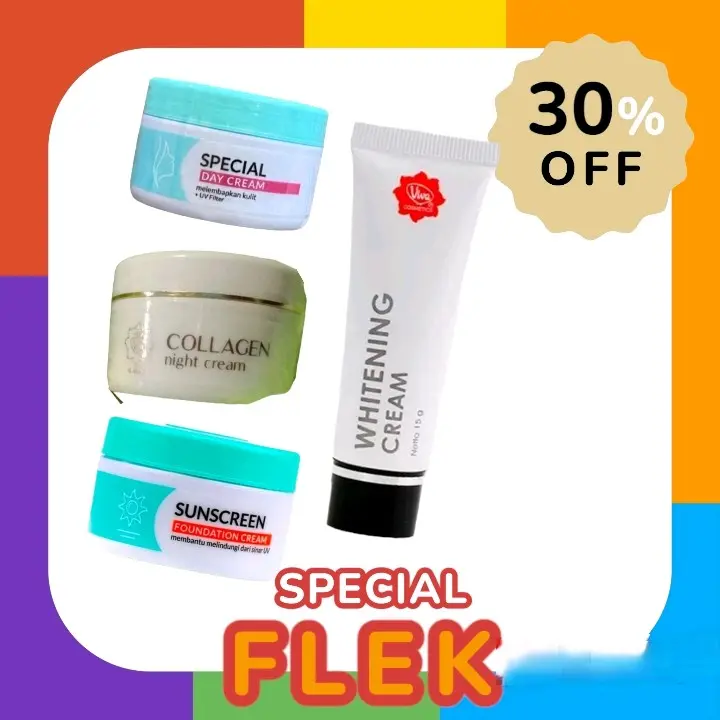 Viva Paket Skincare Kulit Wajah Flek Hitam Ampuh Satu Set Bpom Perawatan Mencerahkan