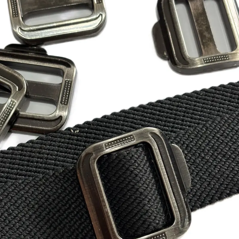 Kepala gesper ukuran 4cm model srot untuk tali katun atau nylon kepala gesper elastis 7