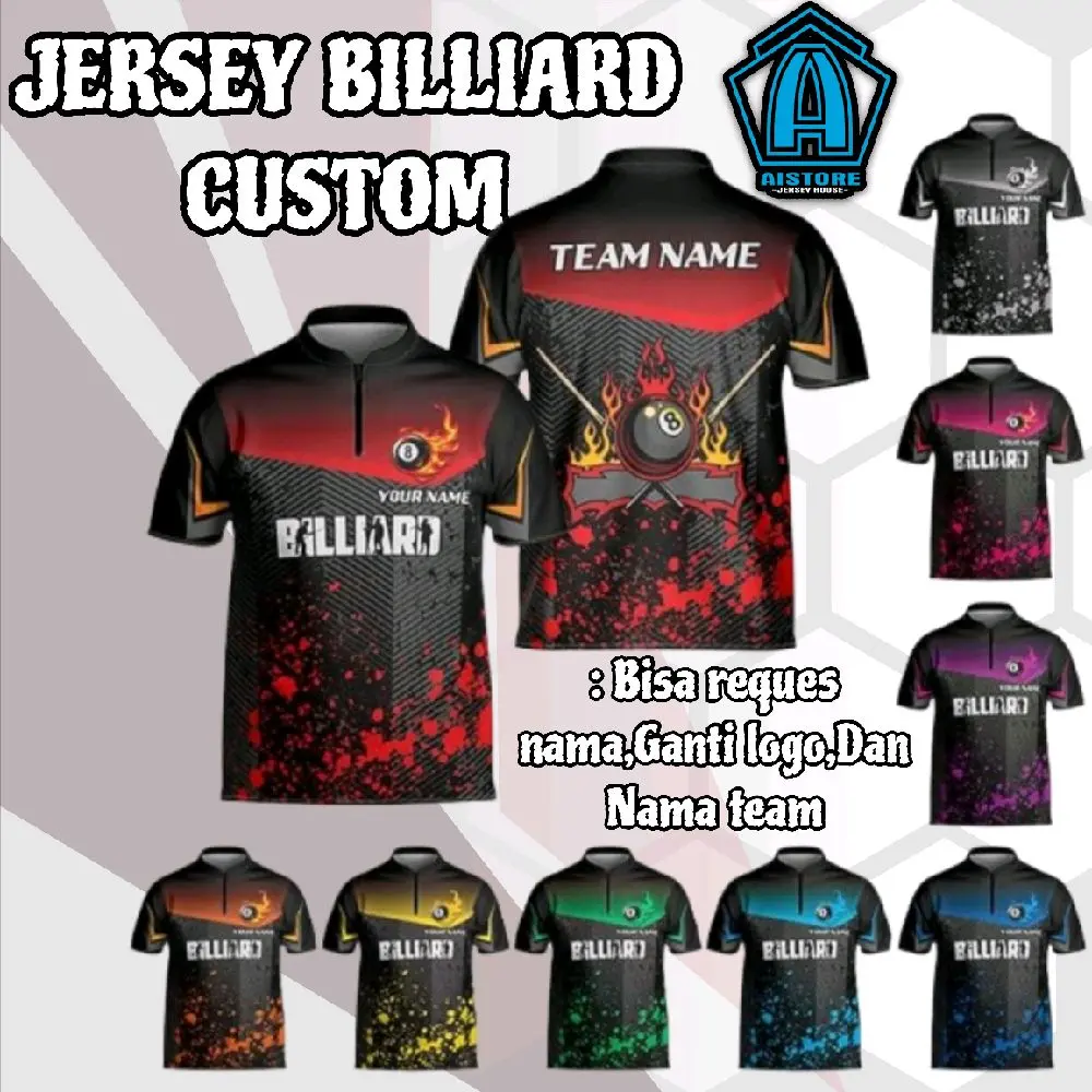 JERSEY BILLIARD CUSTOM NEW 2025 KERAH SANGHAI Sport