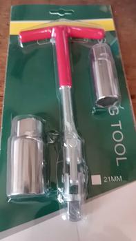 Product Review of Kunci busi flexible 16 21 mm set kunci busi t mobil motor spark plug socket - Alat pembuka busi kendaraan kunci T pasang copot busi set 3pcs kunci busi set from i**r 0