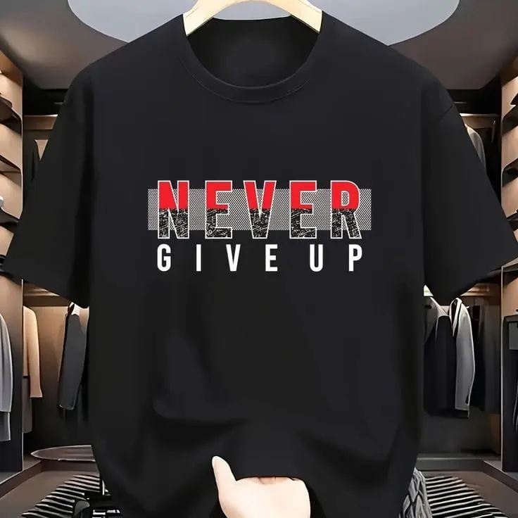 Tshirt Korean Style Lengan Pendek Cowok dan Cewek Bahan Cotton Combed 24s Premium 100% Tebal dan Adem - Design Terkeren Motif THINK OUTSIDE HITAM - unisex 4