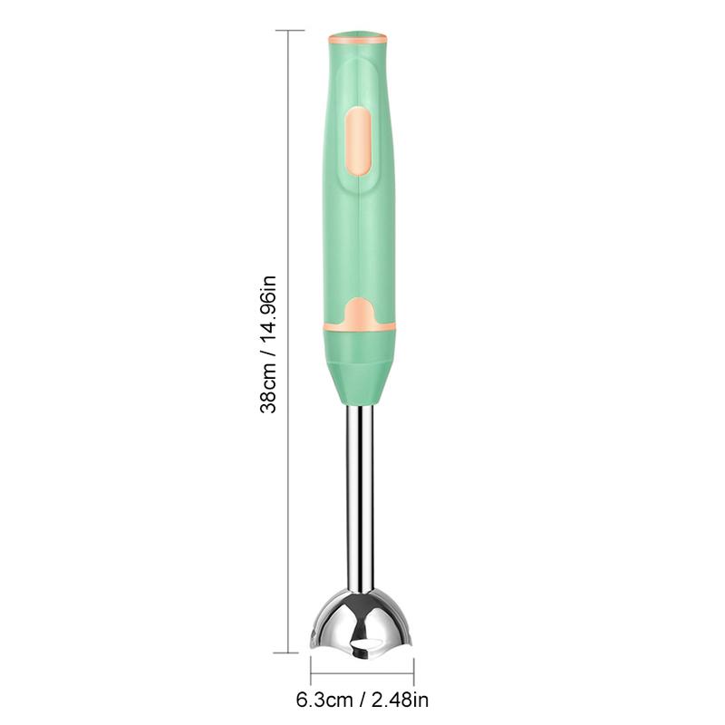 400W Immersion Hand Stick Blender Electric Food Vegetable Grinder Handheld Stick Mixer for Smoothies Sauces Baby Food Soups 6