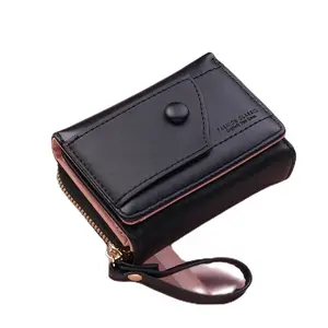 Dompet kancing much  Wanita 3 lipat Kartu