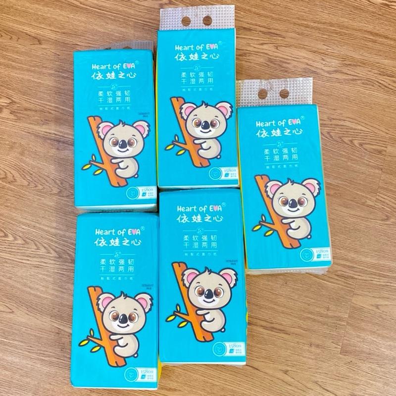 [ mua 10 tặng 3] Giấy rút 1580tờ  Gấu Koala 1