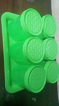 Product Review of Toples Bolu / Toples bulat / Toples Nikita 6 in 1 set Sunflower Biru from W**2 0