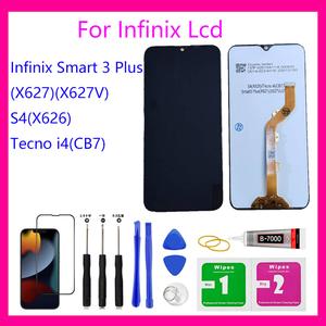 For Infinix Smart 3 Plus(X627)(X627V)/S4(X626)/Tecno i4(CB7) Lcd Phone Touch Screen Replacement,Send Protective Film,Tools and glue,Cellphone Accessory Installation,Smartphone Device.