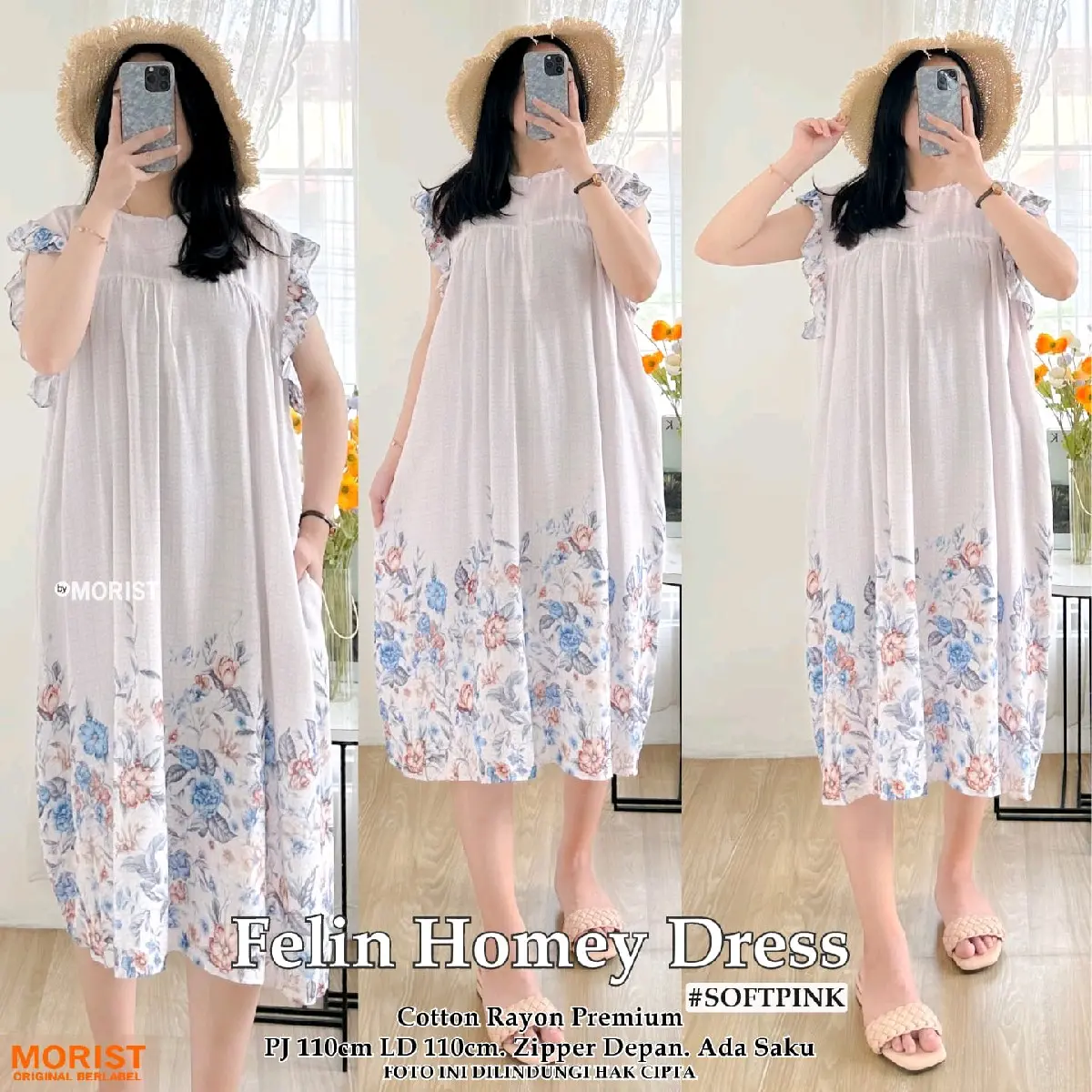 homeydress motif produk by morist original