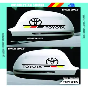 img STIKER STICKER MOBIL SPION 2PCS TOYOTA SPION 3 WARNA CUTTING STIKER