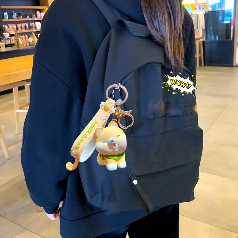 Bagusboy 2 Pcs Magnetik Gantungan Kunci Tas Kucing Cat Matching Keychain Couple Lucu Sepasang Anjing Babi Kartun Pasangan Boneka Liontin Tas Sekolah Mobil Hadiah Kecil Anak Mainan Perempuan Tali Lucu Toys PVC