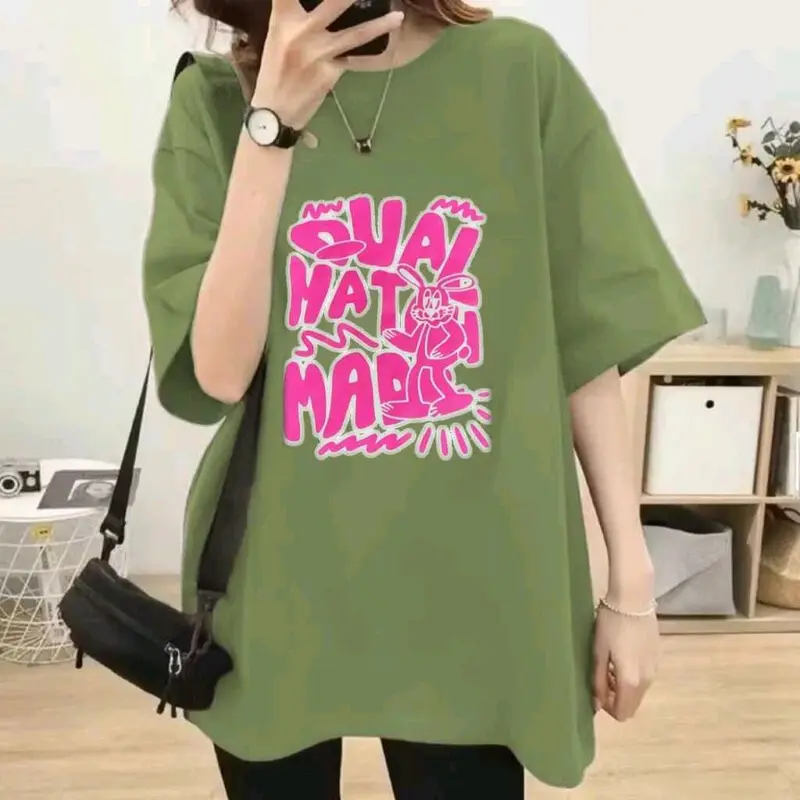 Kaos Oversize Wanita / Kaos Distro Wanita  / Baju Kaos Distro /  Kaos Oversize Unisex / Kaos Oversize CottonCombed / COD TERSEDIA 3 SIZE L-XL-XXL Motif Nyaman 4