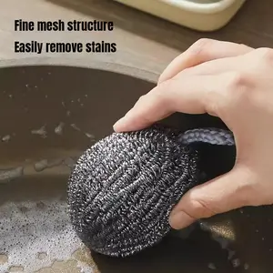 Dreamsea Sabut Kawat Cuci Piring Stainless Steel Anti Karat Serbaguna Dishwashing Wire Spon Pembersih Panci Wajan Kuali Piring Mangkok Anti Kerak