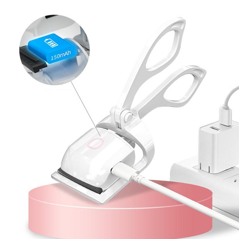 Máy Dụng Cụ Uốn Mi Bằng Điện, Mẫu Sạc USB, Làm Nóng Nhanh, Cầm Tay, Để Uốn Mi Mắt, Tạo Hình Và Cong Lâu Dài, Kẹp Lông Mi Nhiệt 6
