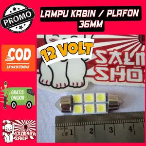 Lampu Led Plafon Canbus Lampu Kabin Mobil 12v 12 Volt Terang Super Murah 6 Mata lampu Calya Sigra Avanza