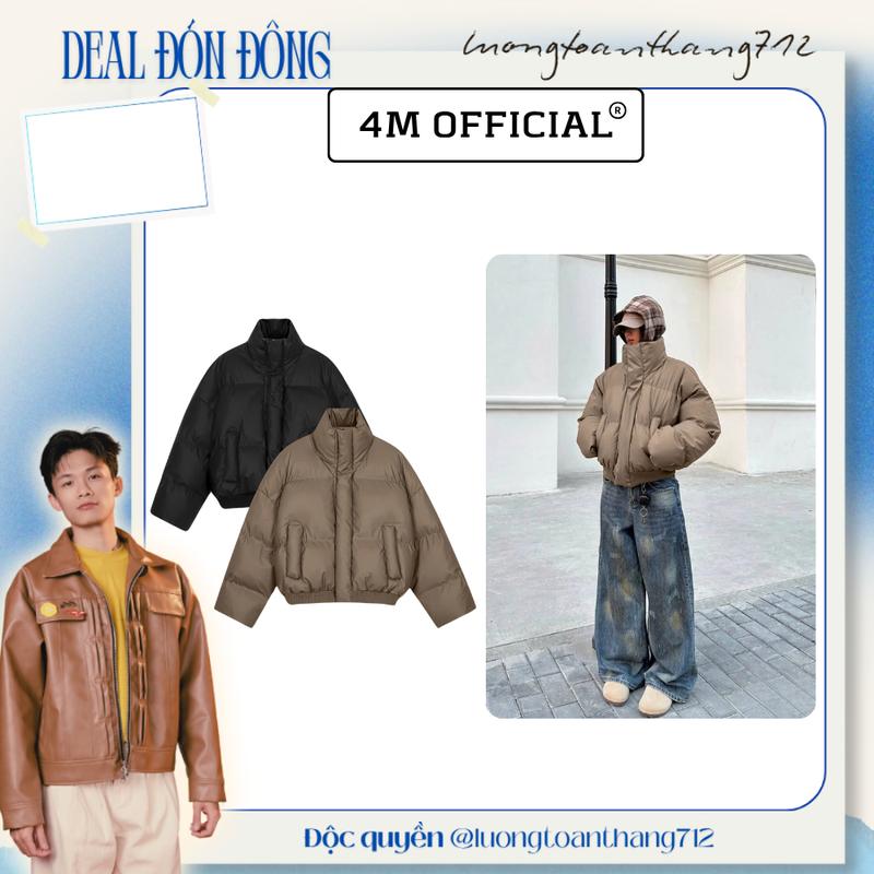 |4M OFFICIAL x Luongtoanthang712| DEAL ĐỘC QUYỀN Áo khoác phao dáng ngắn form boxy 4M OFFICIAL Áo phao boxy ver 2.0 bản cao cấp 2025
