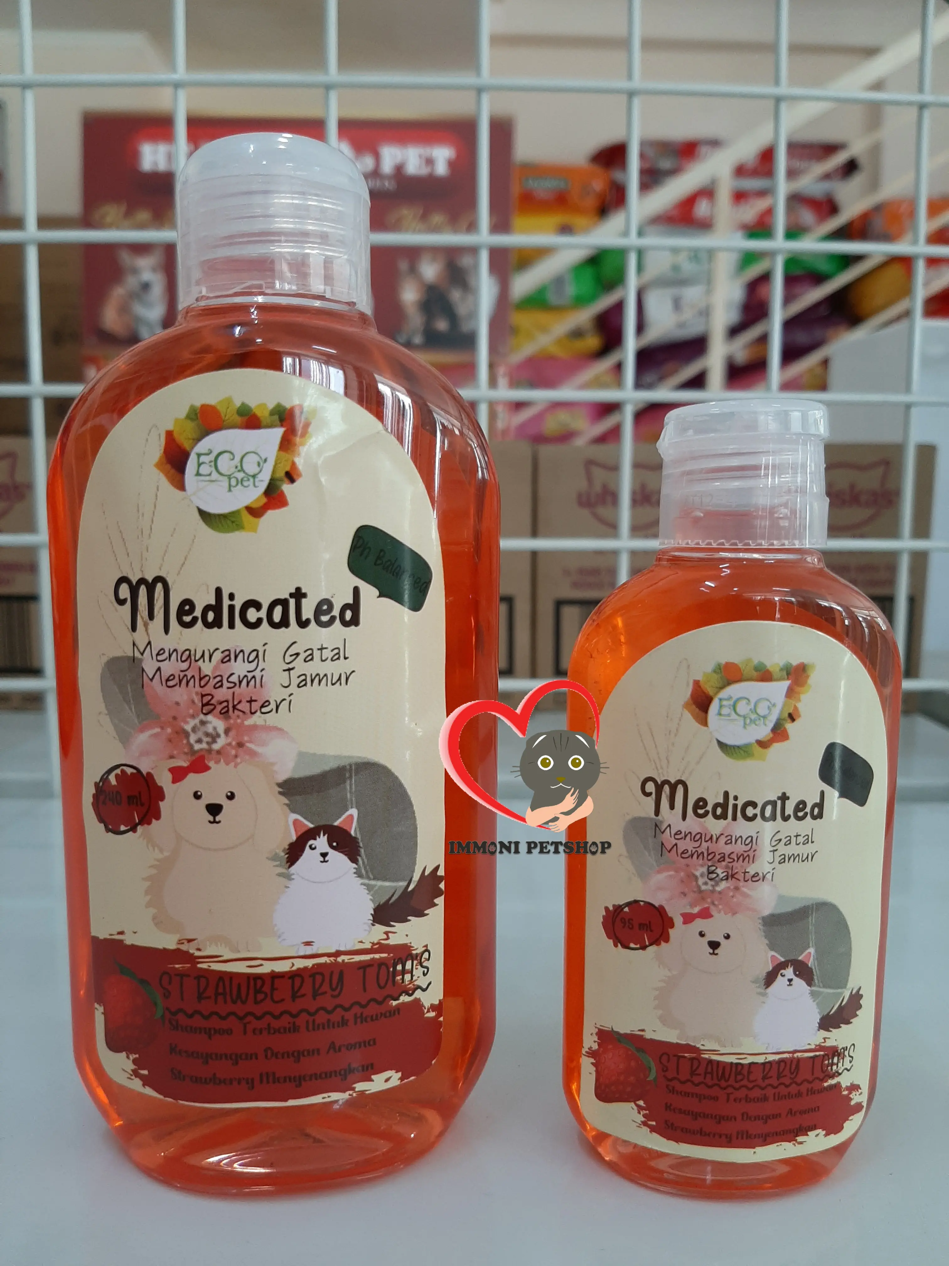 Shampoo Eco Pet - Medicated 240ml - Shampoo Kucing/Anjing