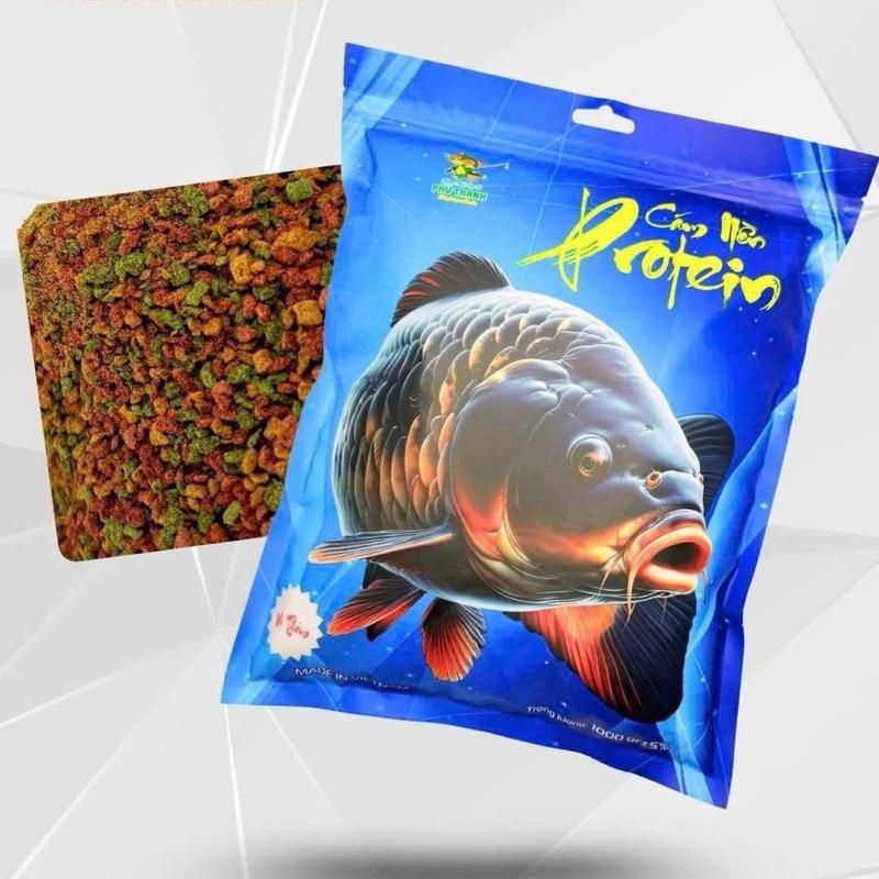 Cám Nền Câu Cá Phú Thành Gói 1kg vị tanh thơm, Chuyên Chép, Rô Phi, Trôi, Trắm 2