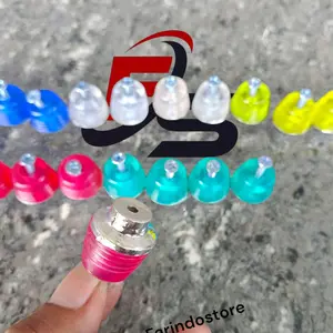 Kaki karet isi 3 + topi plastik finishing crome cocok buat kandang sangkar burung murai lovebird pleci