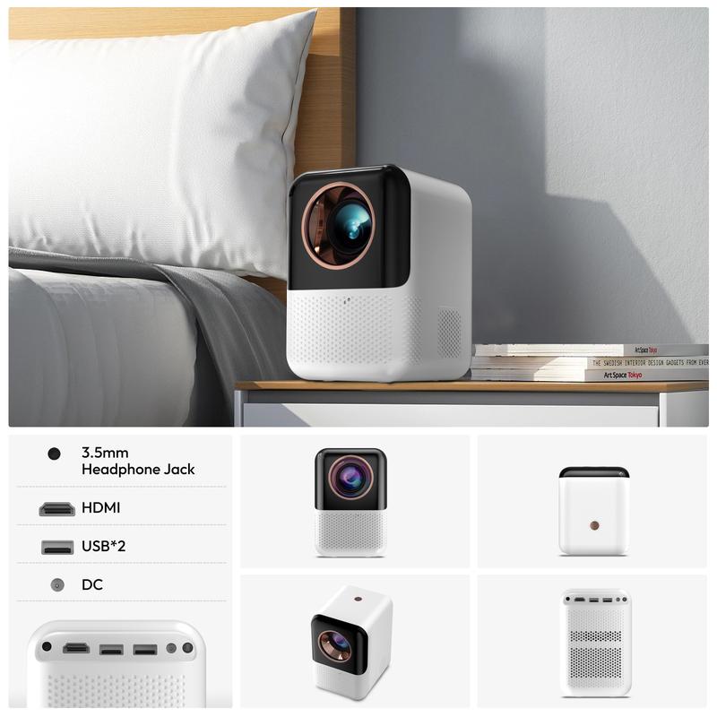 Product Introduction of XGODY X10 Smart Proyektor 4K LED 1GB+8GB WiFi Bluetooth5.0 Portable Home Theater 300 Ansi Lumen projector mapping panggung 4