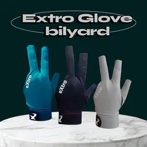 sarung tangan billiard extro RAFALE sarung tangan billiard pria dan wanita sarung tangan billiard 3 jari sarung tangan billiard open sarung tangan billiard hitam abu hjau