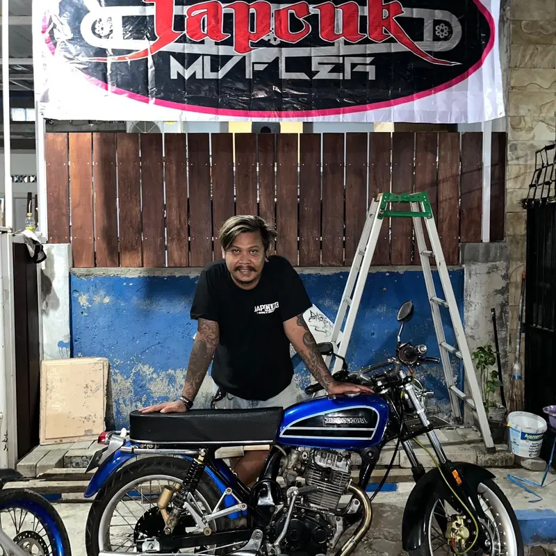 KENALPOT 125J ORIGINAL JAPCUK MUFFLER 1