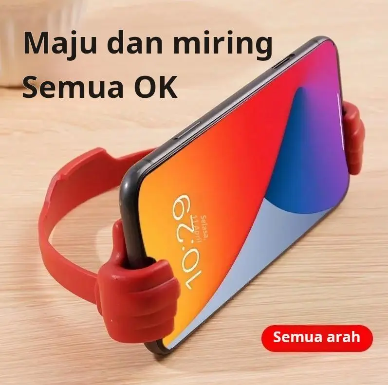 Thumb dudukan ponsel rumah multi-fungsi kepribadian kreatif malas drama desktop tablet berdiri 1