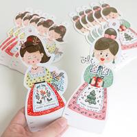 Gambar (HT-XMAS078) tag ucapan natal / christmas GIRLS (ISI 20) dari i am CiLi Kota Tangerang 3 Tokopedia