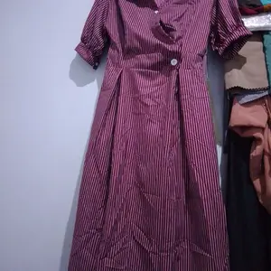 BEFA - DRESS GANI STRIPE / DRESS WANITA / BAJU DRES WANITA KOREA / DRESS SALUR / DRES / PAKAIAN WANITA