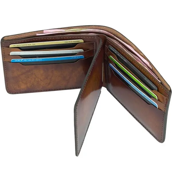 Dompet Pria Premium DKV Kulit Sapi Asli - Jayuwan Kreatif - Kartu, Cowok