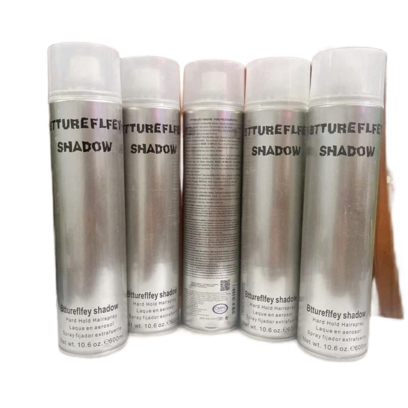 Gôm xịt tóc Nam Bttureflely Shadow 600ml 320ml, keo xịt tóc nam giữ nếp tạo kiểu
