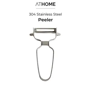 ATHOME Stainless Steel Peeler / Pisau Alat Pengupas Buah Sayur
