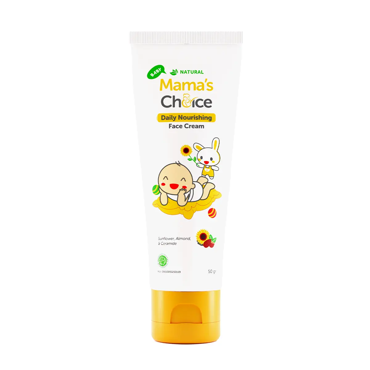 Mama's Choice Baby Daily Nourishing Face Cream with Organic Aloe Vera | Alcohol-free | Paraben-free