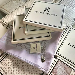 HIJAB BOX 3 +1 BUCKLE SCRAVES / paket( 3+1pcs) /Hijab Motif Voal Muslim Premium  promo jilbab