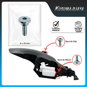 BAUD BAUT 6X18 COVER HUNGGER KE MESIN/CRANKCASE/KE KLIP VARIO 125 - 150 SATUAN