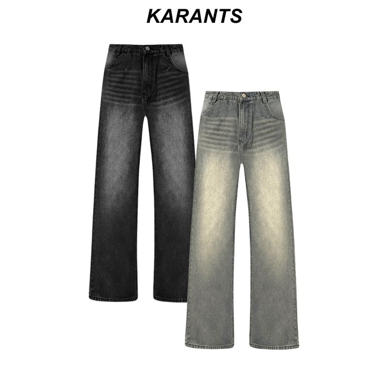 Cleanfit Quần Jeans Suông Ống Đứng S-3XL Karants Wash Nhiều Màu Local Brand Streetwear Hot Trend - KQ117