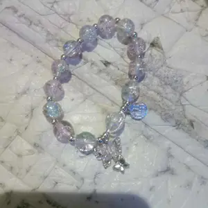 Gelang Kupu-Kupu Kristal Retak - Desain Alam Gaya Instagram untuk Sahabat, Aksesoris Eksklusif