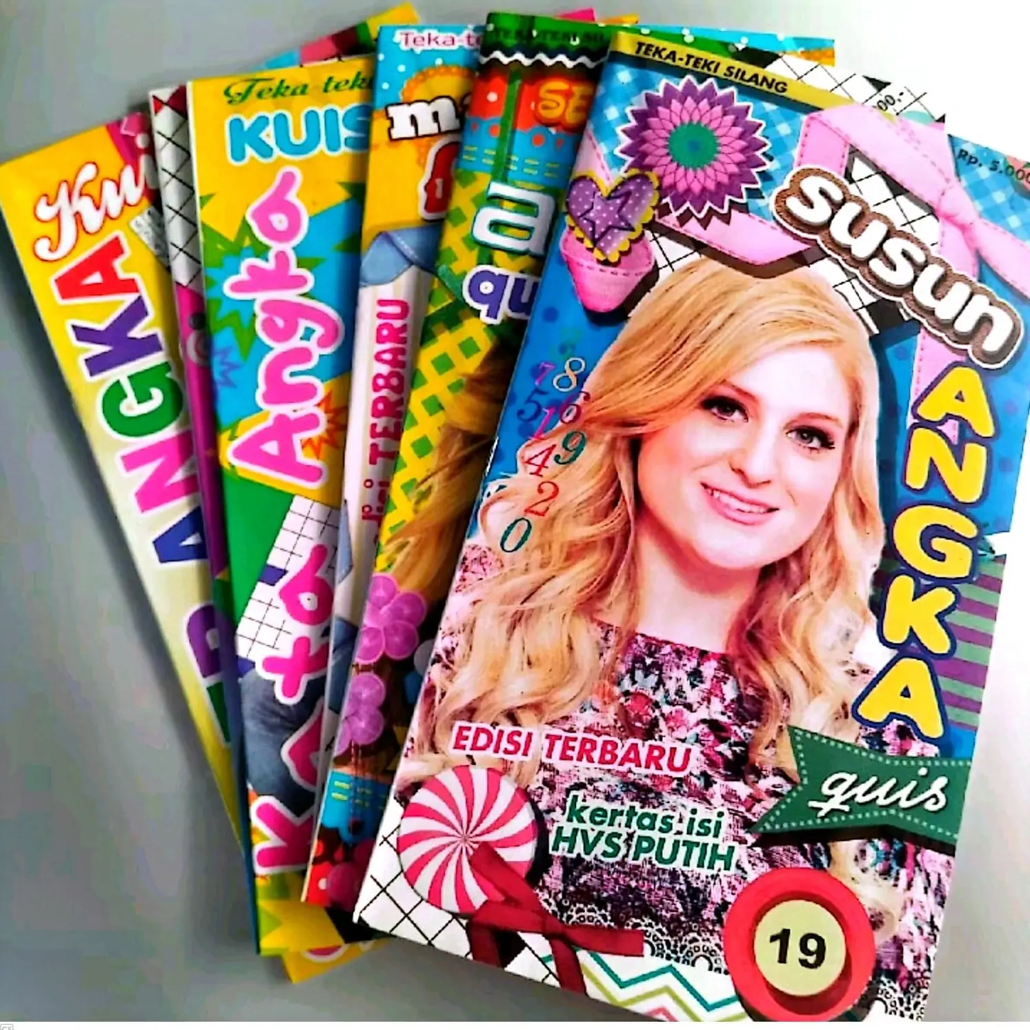 10 Pcs Teka Teki Silang Angka - Panjang (TTS Angka 10 Pcs Ukuran Buku Panjang)