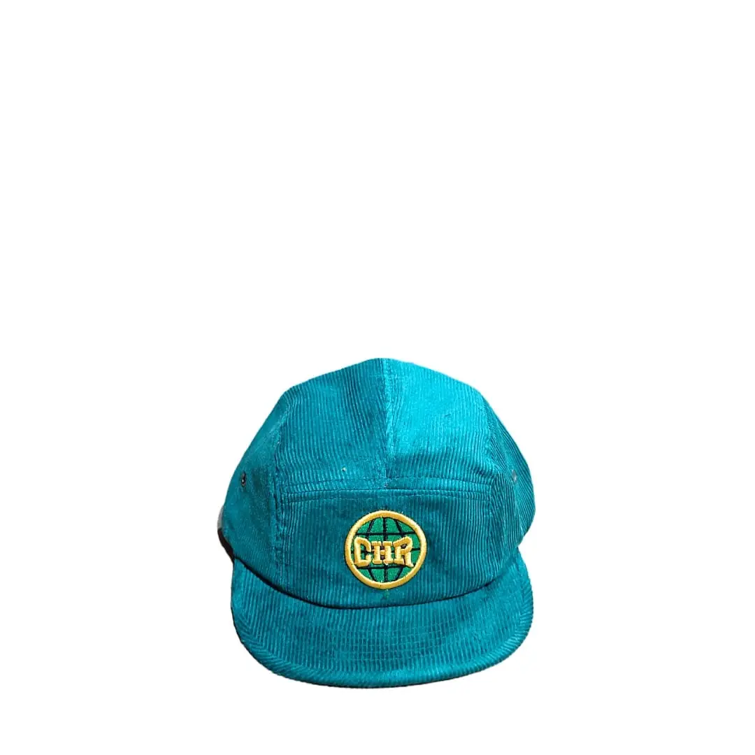 Topi Pria Corduroy 5 Panel Snapback Lidah Pendek