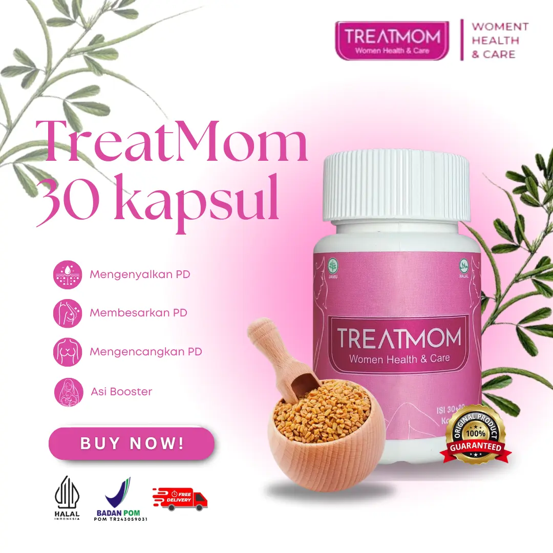 ISI 30 KAPSUL TREATMOM SUPLEMEN HERBAL ORIGINAL