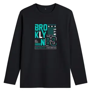 SHERNLY Kaos Distro Lengan Panjang SP.007,Atasan Dewasa Premium Digital Printing Pria Wanita Casual Baju Distro Cotton Single 24s VATOR INK