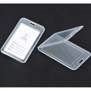 10PCS ID Card Holder Card Frame ID Card NameTag Model Box (Gantungan tidak termasuk)