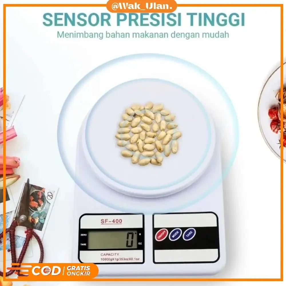 Alat Timbangan Digital Presisi Kue Dapur Bahan Kitchen Scale Elektrik Elektronik Listrik Berat