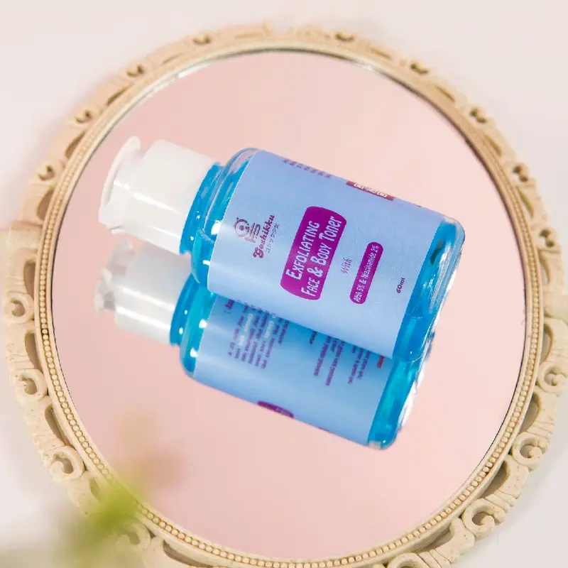 Exfoliating Face & Body Toner with AHA 5% dan Niacinamide 2% 0