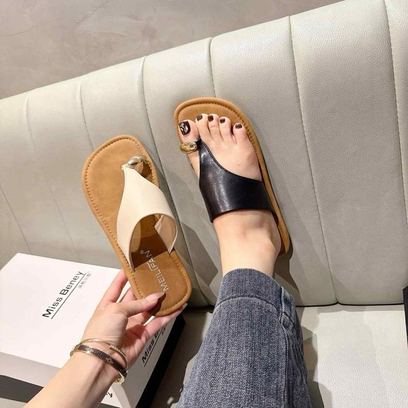 Dép xỏ ngón nữ đế bệt thời trang Hàn Quốc ( d88)