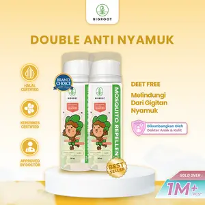 DOUBLE ANTI NYAMUK Paket Bundling 2 Bigroot Care Mosquito Repellent 110ml