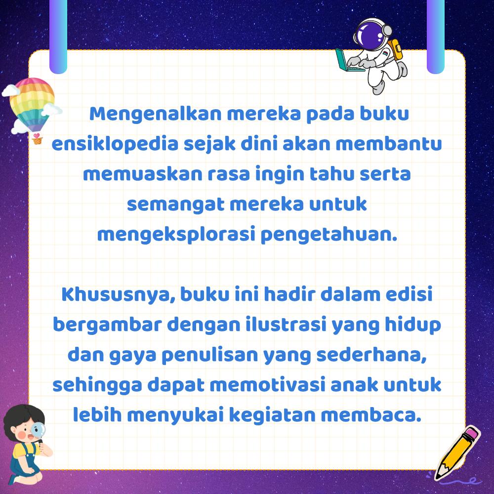 [MiloSteam] Ensiklopedia Anak 8 Topik - – Buku Pengetahuan untuk Mengasah Kecerdasan & Rasa Ingin Tahu Anak