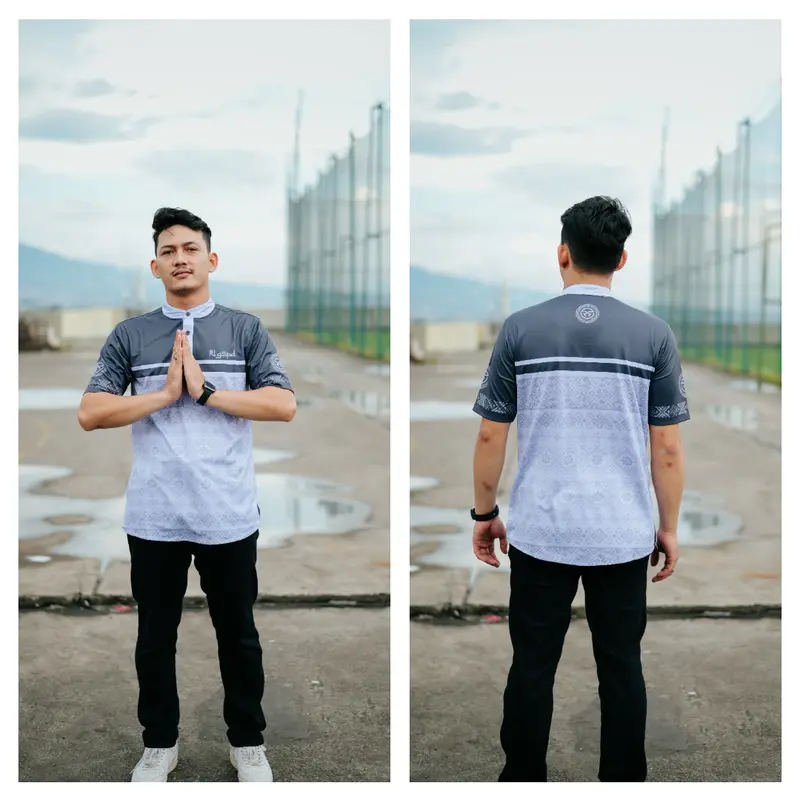 Rollingspeed - Koko Jersey Black - Jersey Lengan Pendek Baju Motif 1