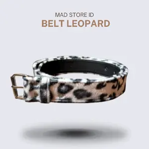 IKAT PINGGANG SABUK BELT LEOPARD GESPER BEBER SKENA LEATHER PRIA WANITA - BELT LEOPARD ospek kulit macan black knuckles kain kepala hitam e spike bgs fashion tali pagat kopel tactical lifting men's black id scarf