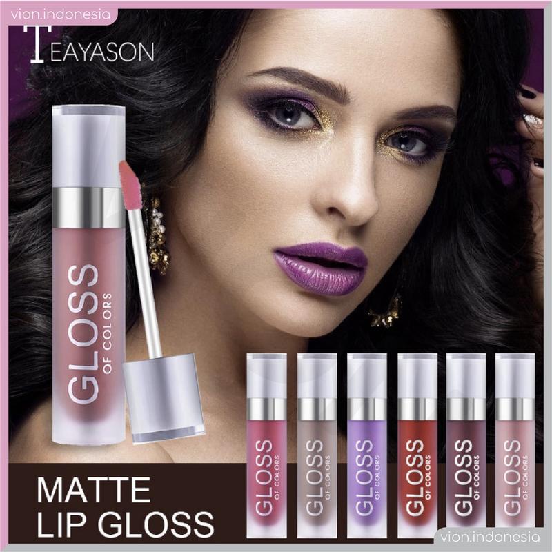 KACHI - TEAYASON MINIPINK Transparent Long Wearing Tube Lip Gloss Lipstick Moisturizing Waterproof Lip Glaze Original Termurah TE009 2