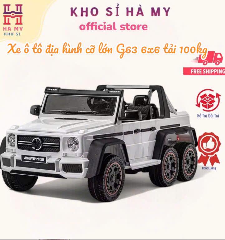 Xe ô tô điện trẻ em, Xe Ô Tô điện G63 WF-189 6 bánh có điều khiển từ xa tải trọng 100kg cho bé Đồ Chơi